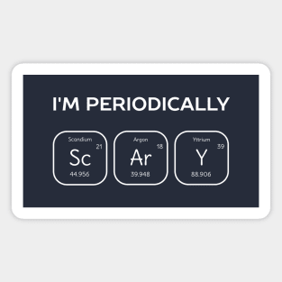 Funny Halloween Science Humor T-Shirt Magnet